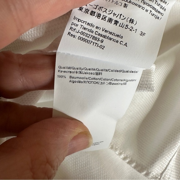 NWOT Hugo Boss Jats Slim Fit Short Sleeve Shirt 16 41 US M - Picture 4 of 8